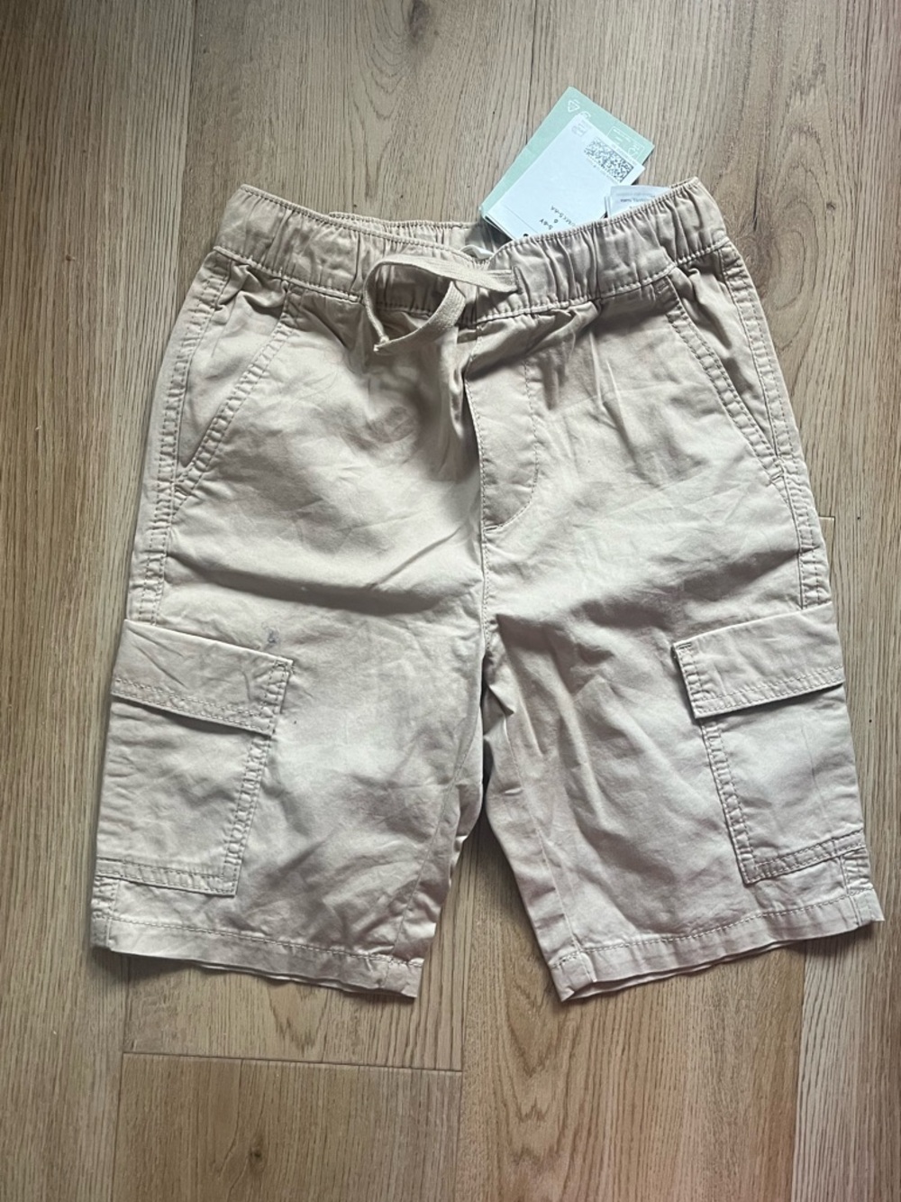 H&M Boys Cargo Shorts in Light Beige
